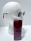 Vintage CARTIER Filao Sunglasses Silver Gold Oval 135-51-19 France Case No Lens — photo 4