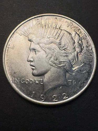 1922-D $1 Peace Silver Dollar BU+ - Lustrous And Beautiful!