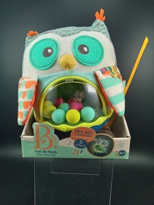 B. Toys ''Owl Be Back'' Roly Poly Musical Owl Baby Toy Lights & Sound Interactive
