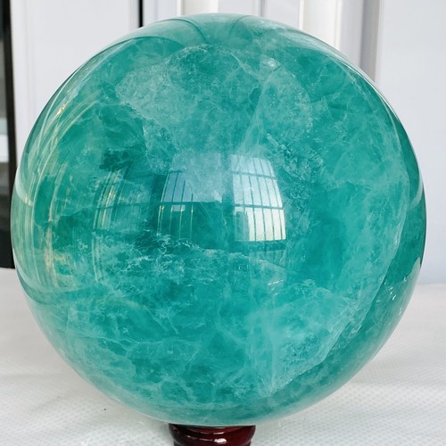 5600G Natural Fluorite ball Colorful Quartz Crystal Gemstone Healing - Picture 4 of 12