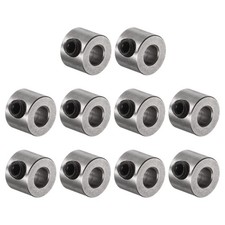 10sets Set Screw Collars 4mm Bore Stainless Steel Shaft Collars 9mm OD 7mm Width