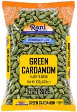 Rani Green Cardamom Pods Spice (Hari Elachi) 3.5oz (100g)