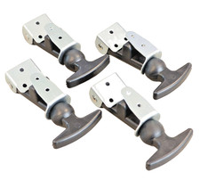 4 x Haubenhalter Spanner Gummi 12cm Traktor Bagger Anhänger für Klappe + Halter
