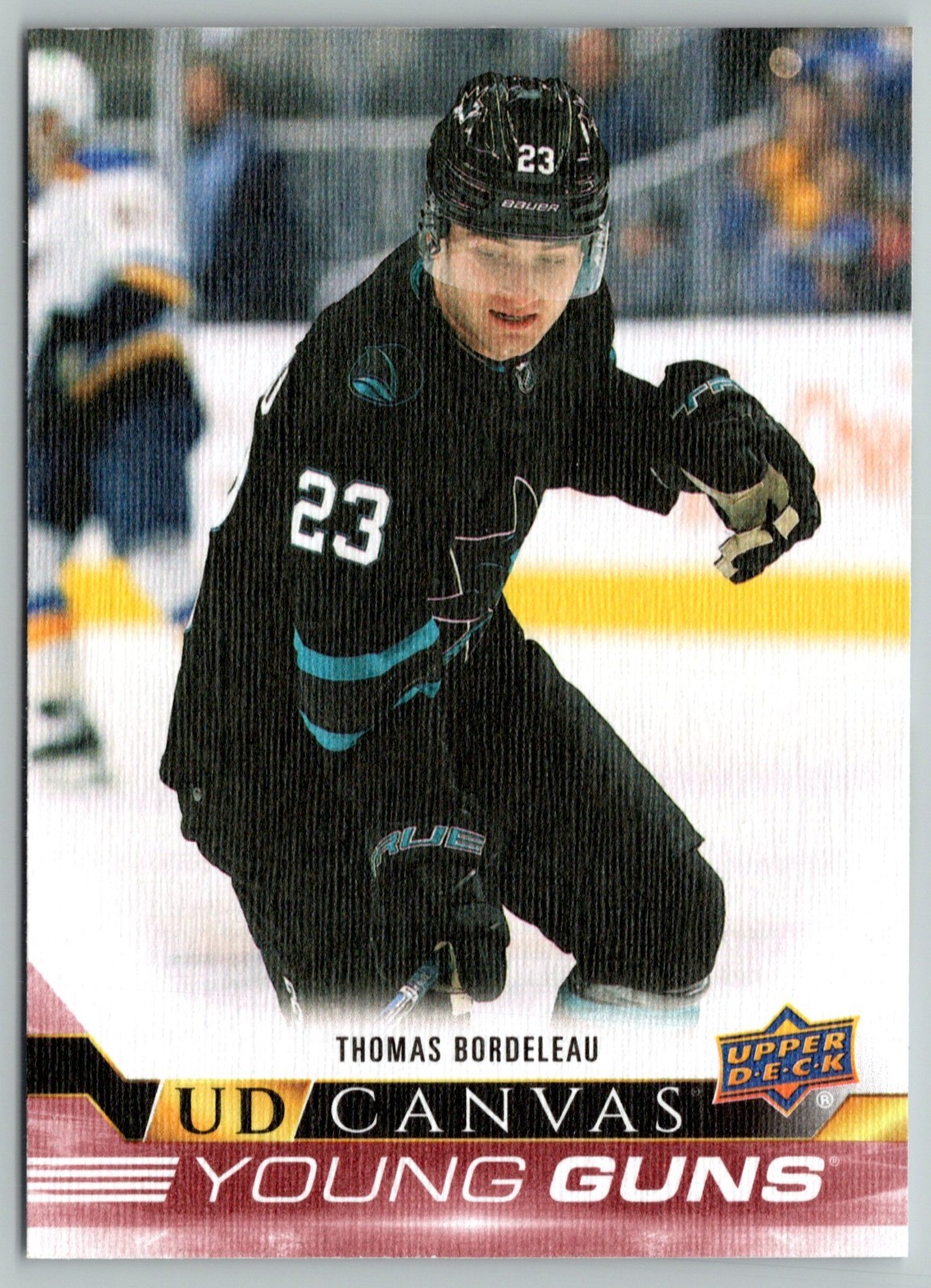 THOMAS BORDELEAU RC YOUNG GUNS 2022-23 UPPER DECK UD CANVAS 22-23 #C97     99950