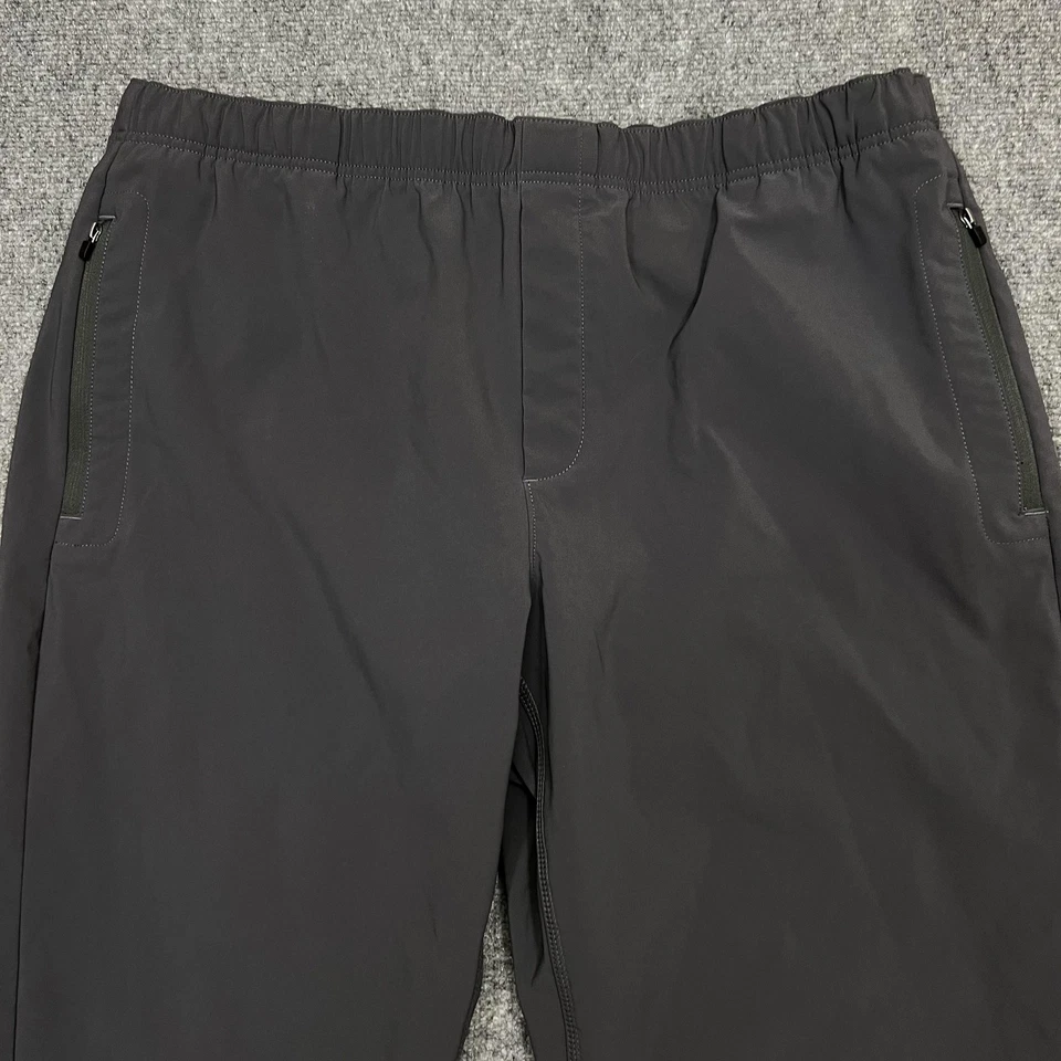 Calça Eddie Bauer feminina XL cinza forrada de lã elástica caminhada ao ar livre - Imagem 2 de 4