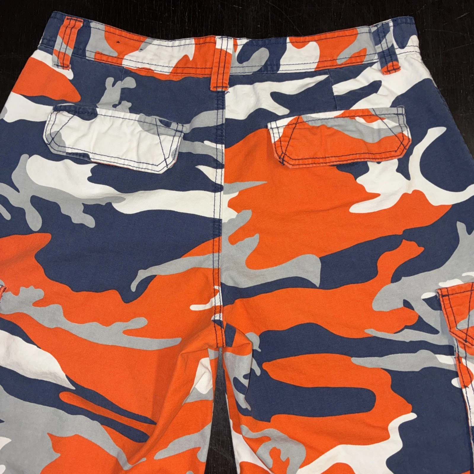 football Team Apparel Men’s Denver Camo Cargo Shorts Multicolor