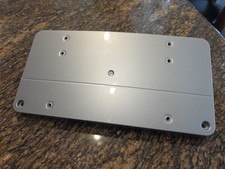 Mercedes Benz W210 E320 E430 License Plate Holder Bracket Silver 2108850781