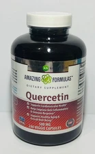 Amazing Formulas Quercetin 500mg 240 Veggie Capsules Immune & Heart Support
