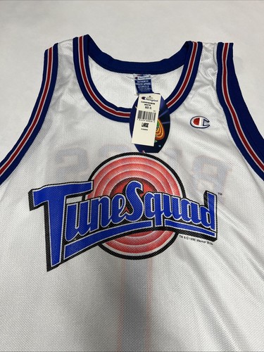 NWT Champion Michael Jordan Jersey Toon Looney Tunes Space Jam Size L 44 Bugs - Picture 3 of 5