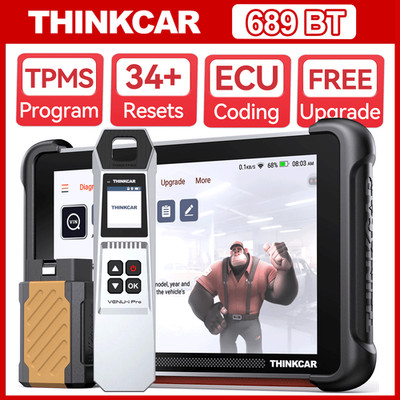 Thinkcar FREE UPDATE Scanner Thinkscan 689BT Car TPMS IMMO Program Tool ECU Code