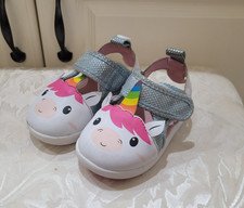 Ikiki Squeaky Kids Shoes Unicorn Toddler Child Sz 5 On Off Squeaker