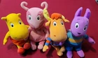 VINTAGE "BACKYARDIGANS TY BEANIES" 4 DIFFERENT NR