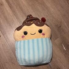 squishmallow Cupcake Plush Pillow Decorative Throw Pillow Clara Kiddie Rare