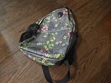 Mini Sling Backpack,Small Hiking Daypack Periwinkle Travel Outdoor Sports Grey
