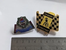 Coventry Speedway Vintage Enamel Pin Badges