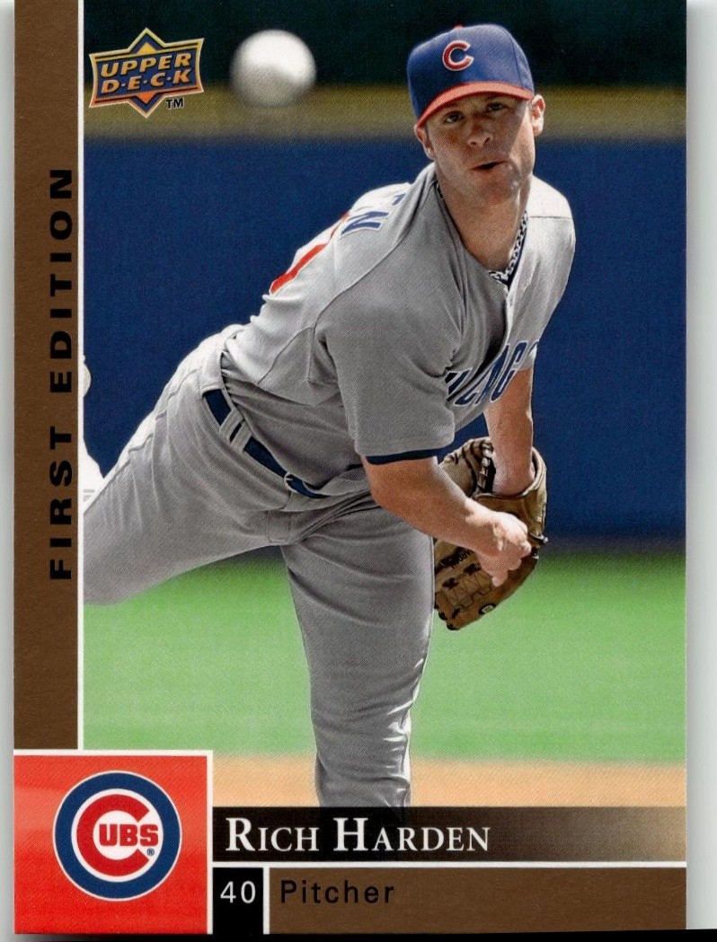 Rich Harden 2009 Upper Deck First Edition Baseball Chicago Cubs