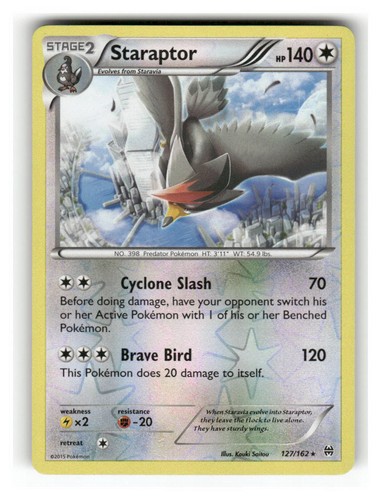 Staraptor 127/162 Reverse Holo Moderately Played BREAKthrough