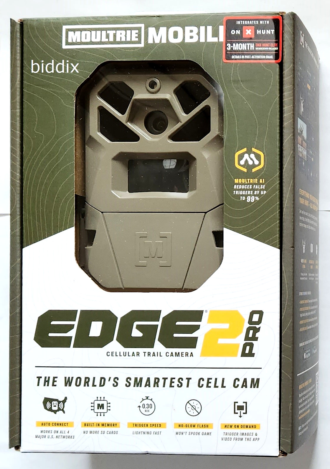 Moultrie Edge 2 Pro Cellular Trail Camera 40MP Photos 1440p Video Nationwide LTE