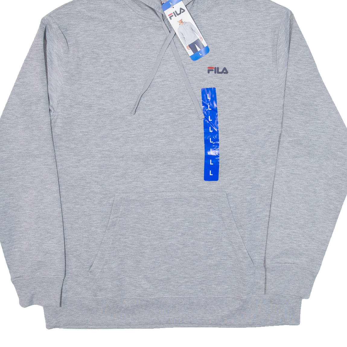 Felpa con cappuccio FILA uomo grigia L