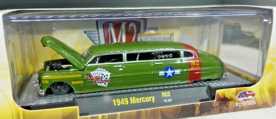M2 Machines Stretch Rods 1949 mercury Green 1/64 - Image 3 of 3