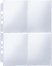 4 Pocket Photo Album Refill Sheets,Double-Sided 640 Pockets 2.9 x 4 Inch,for ...