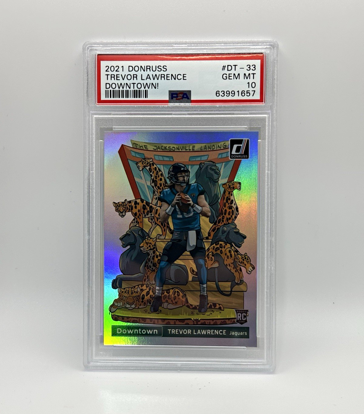 Trevor Lawrence Panini Donruss Downtown #DT33 Base