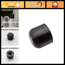 Black Armrest Delete Cover Cap For 2009-2013 Fiat 500 - Custom Fit Replacement Black Armrest Delete Cover Cap For 2009-2013 Fiat 500 - Custom Fit Replacement