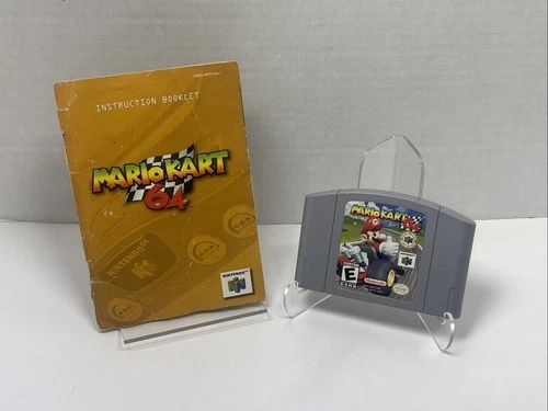 Mario Kart 64 (Nintendo 64, N64, 1997) Players Choice, With Manual, Authentic
