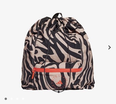 ADIDAS X STELLA MCCARTNEY | Sport Gymsack Rucksack Backpack Bag Packable Zebra