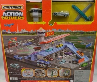 Rare 2021 MATCHBOX ACTION DRIVER AIRPORT ADVENTURE '16 CAMARO