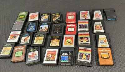 Vintage Atari 2600 Game Cartridges - 29 game cartridges.