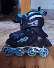 K2 Inliner Inline Skates FREEDOM W  Skate grey/blue Fitness Skate wie neu 40,5