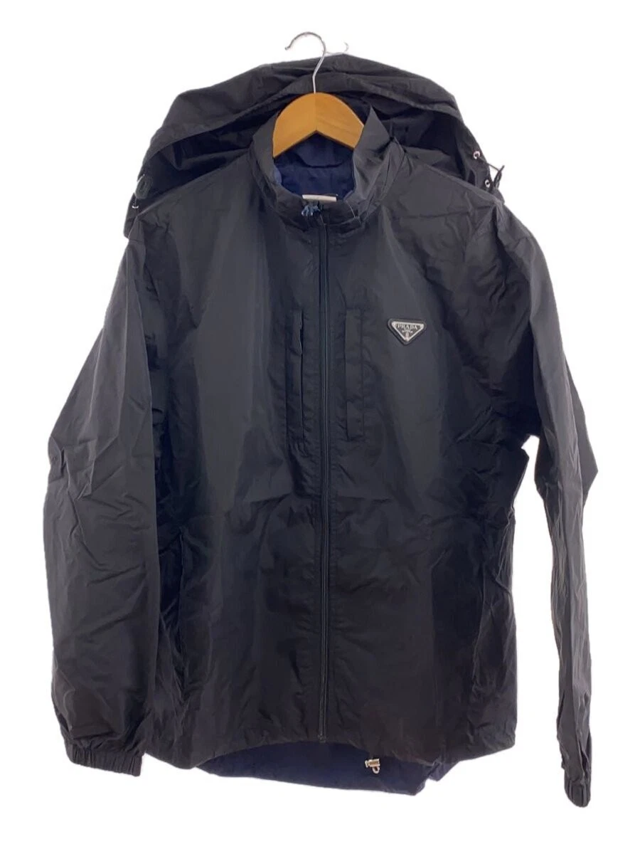 PRADA Giacca Nylon Reversibile Esterno M Nylon BLK Nero Logo SGC603