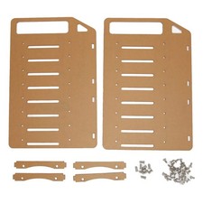 8 Layers 3.5in Hard Drive Bracket, Transparent Acrylic, Desktop HDD Cage, DIY