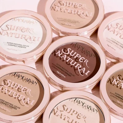 Handaiyan Matte Foundation Makeup Pro Full Coverage Super Natural Compact Powder