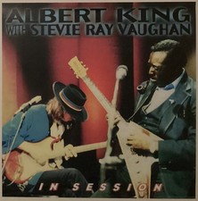 Stevie Ray Vaughan & Albert King In Session  16&rdquo; x 16&rdquo; Poster