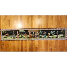 Christmas Nativity Scene Table Runner Tapestry 70 X 12