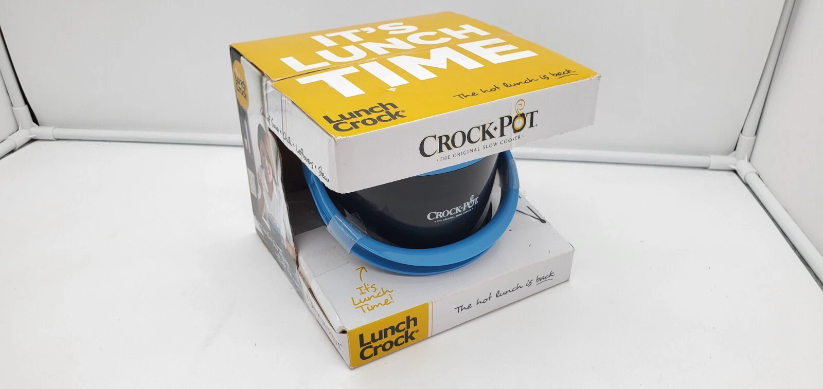 Crock-Pot Lunch Crock Slow Cooker Lunch Warmer Black & Blue 20oz SCCPLC200BK