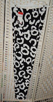7/8 SchlupfHose Stretch Leggings*MAGNA*Lagenlook*HOME*schwarz/weiss*Gr. 44bis58