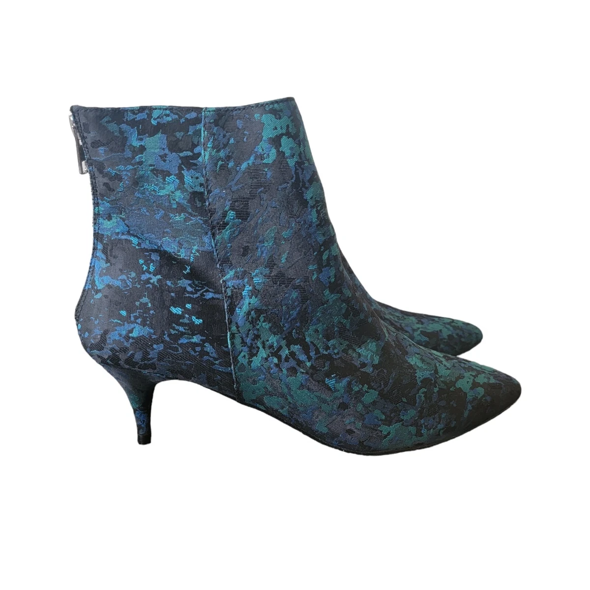 Urban Outfitters Ankle Booties Green Black Blue Peacock Size 7 eBay