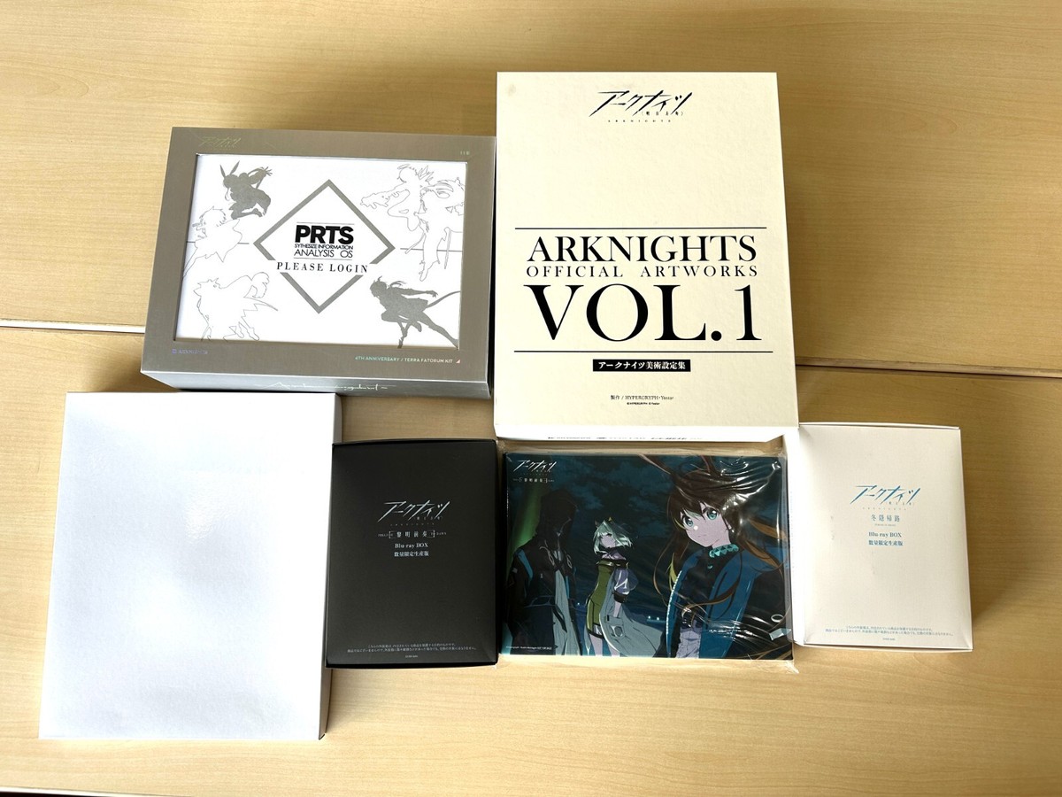 アークナイツ アニバーサリーキット 1～4THセット ARKNIGHTS Arknights 4th Anniversary TERRa FOTOROM Kit Art Book Set Official