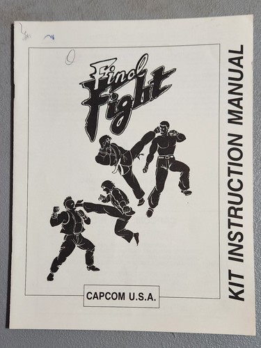 Kit Videojuego Manual de Instrucciones Final Fight 1989 CAPCOM - Imagen 6 de 7