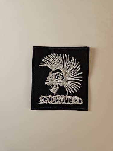 The Exploited Embroidered Patch / Legendary Scottish Punk Rock Band Embroidery - Picture 1 of 4