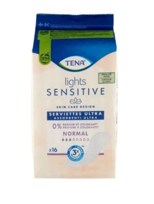 Tena Lady Light Sensitive Assorbenti Normal 3 Pacchi Confezioni da 16 Assorb - Imagen 1 de 2