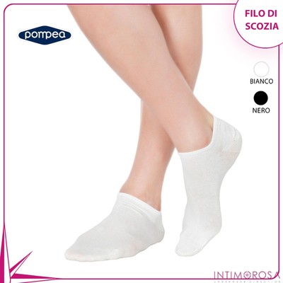 Minicalza uomo donna Pompea filo di scozia 6 paia