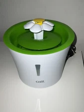 Catit Flower Fountain: Used Cat Water Fountain with Daisy Flower