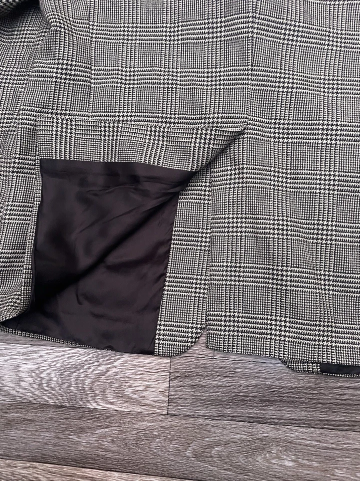 Blazer de lana Polo University Ralph Lauren de colección para hombre 41R pata de gallo ventana Foto 4 de 4