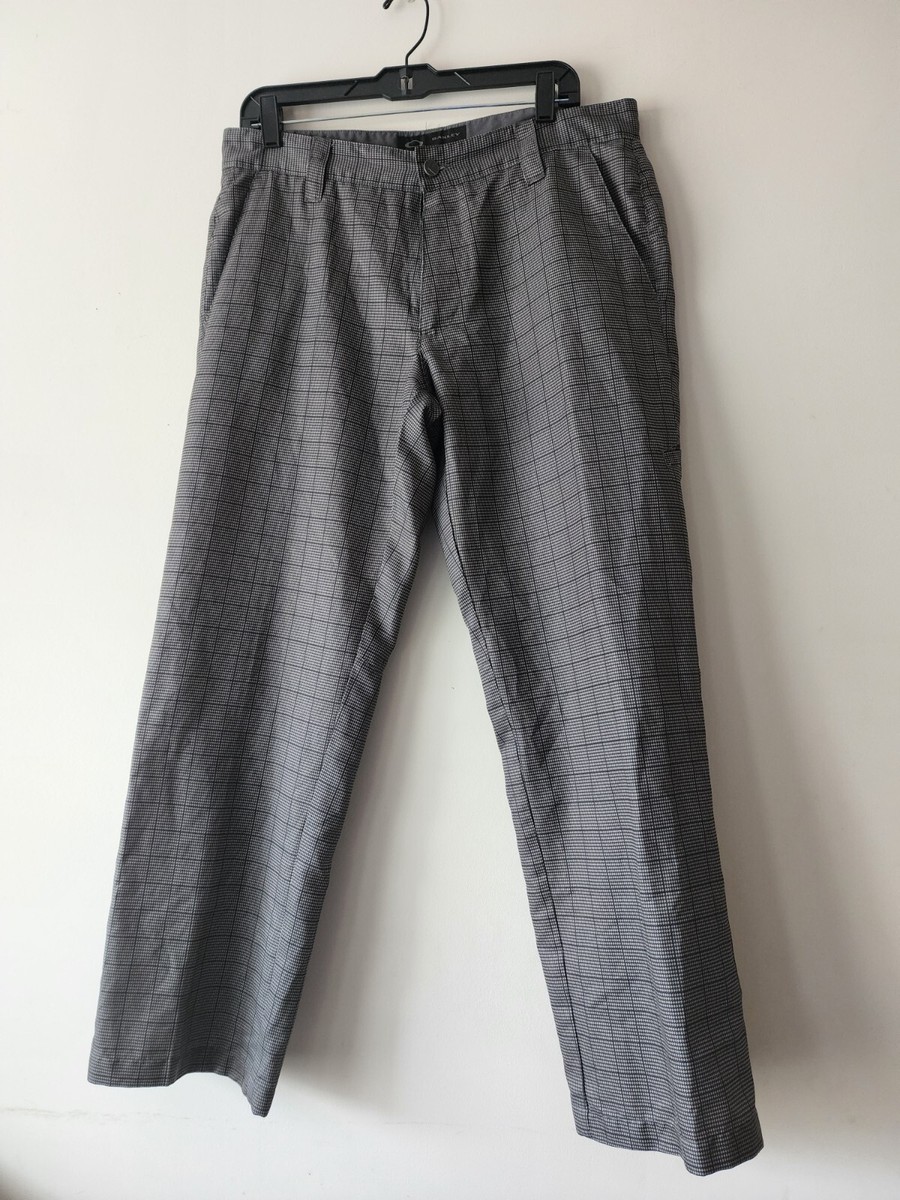 Oakley Golf Pants Mens 34x32 Dri Fit Tour Performance Plaid