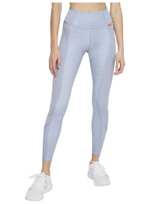 NIKE DRI FIT ONE LUXE WOMEN TRAINING TIGHT FIT MID RISE LEGGINGS  BLUE#DD4553-NWT