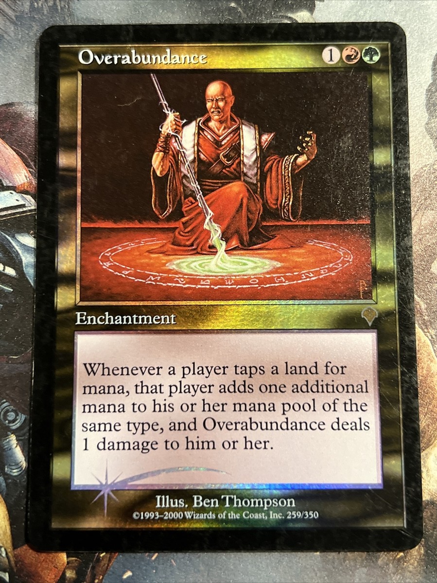 1x Foil Overabundance Invasion MP MTG Magic the Gathering x1 MKE